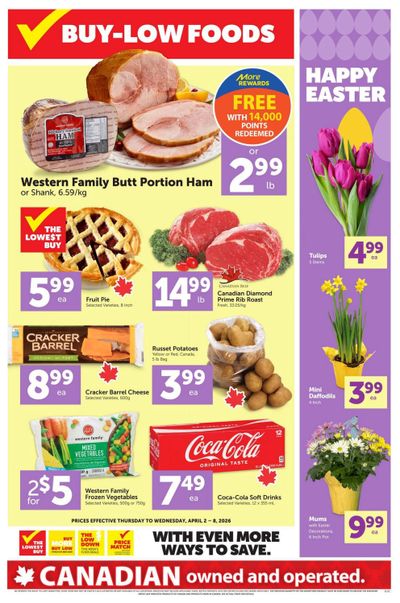 Buy-Low Foods Flyer April 2 to 8