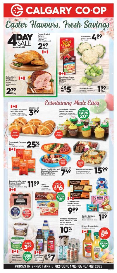 Calgary Co-op Flyer April 2 to 8