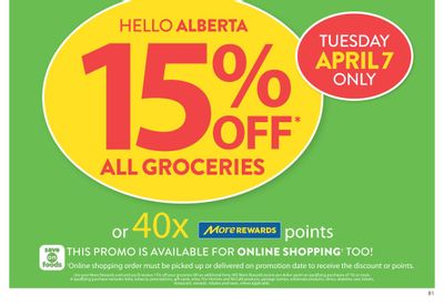 Save On Foods (AB) Flyer April 2 to 8