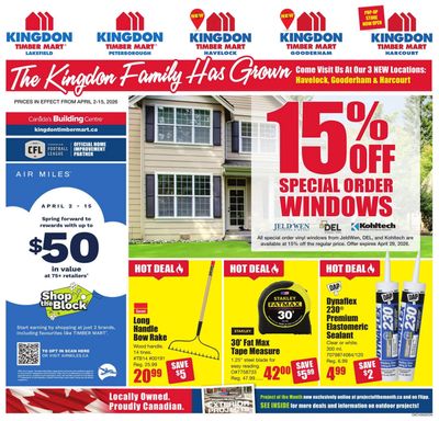 Timber Mart Flyer April 2 to 15