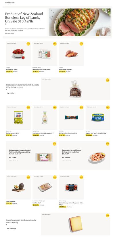 Whole Foods Market (ON) Flyer April 1 to 7