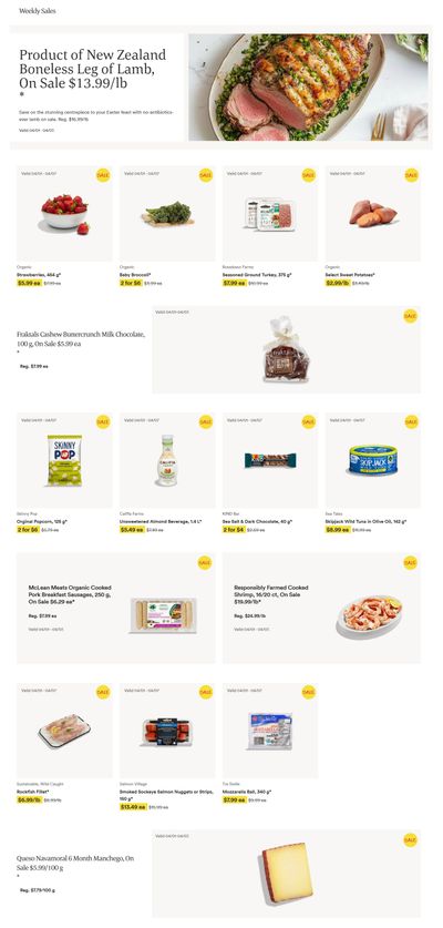 Whole Foods Market (West) Flyer April 1 to 7