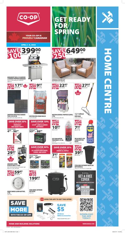 Co-op (West) Home Centre Flyer April 2 to 8