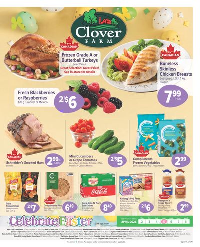 Clover Farm (ON) Flyer April 2 to 8
