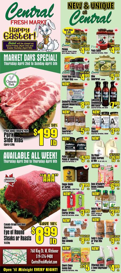 Central Fresh Market Flyer April 2 to 9