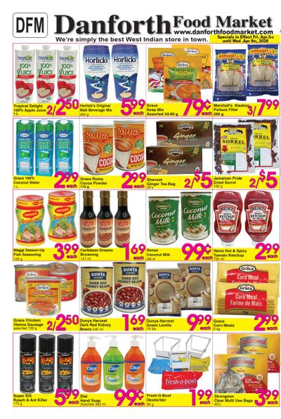 Danforth Food Market Flyer April 3 to 8