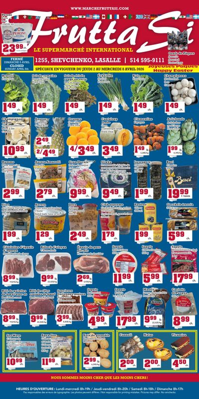 Frutta Si Flyer April 2 to 8