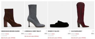 Steve Madden Canada Spring Savings Event: Extra 25% off Sale Styles with Promo Code