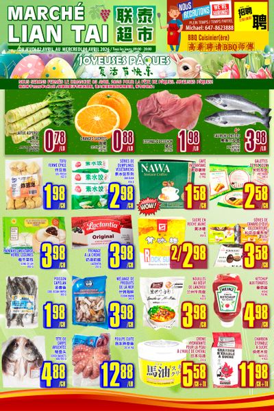 Marche Lian Tai Flyer April 2 to 8