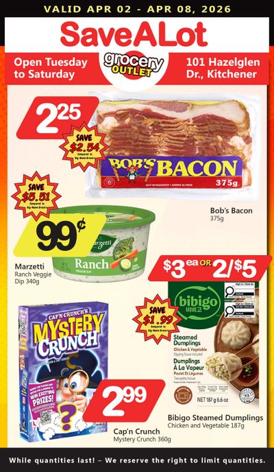 SaveALot Grocery Outlet Flyer April 2 to 8