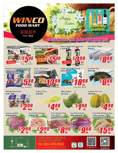 WinCo Food Mart (HWY 7) Flyer April 2 to 8
