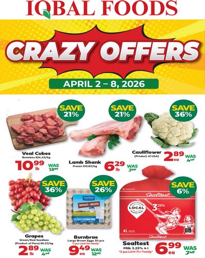 Iqbal Foods Flyer April 2 to 8