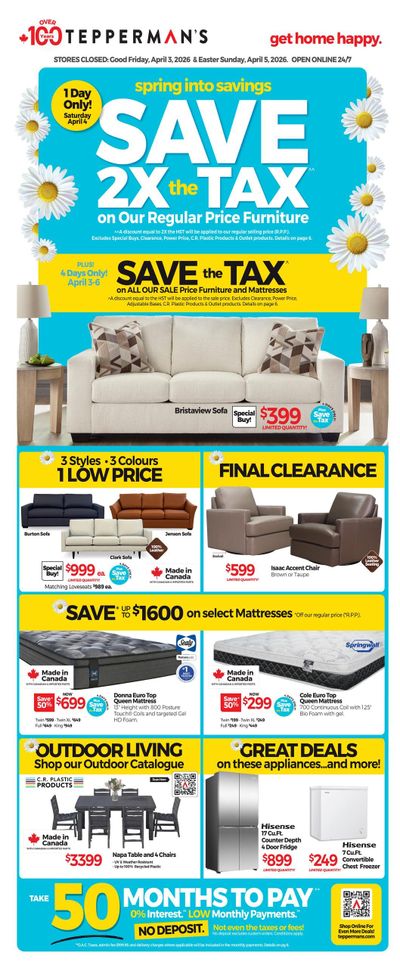 Tepperman's Flyer April 3 to 9