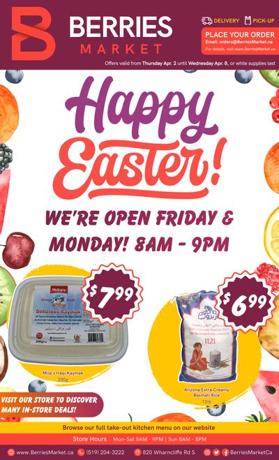 Berries Market Flyer April 2 to 8