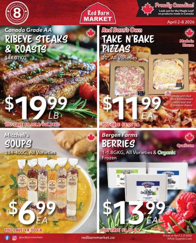 Red Barn Market Flyer April 2 to 8