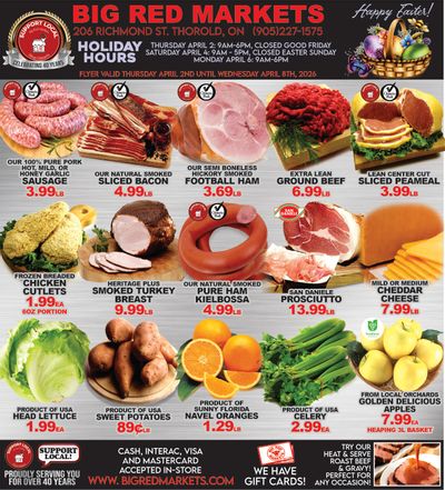 Big Red Markets Flyer April 2 to 8