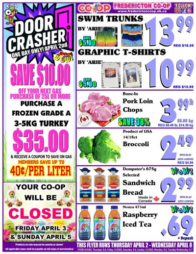 Fredericton Co-op Flyer April 2 to 8