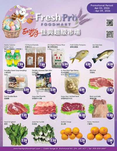 FreshPro Foodmart (Richmond Hill) Flyer April 3 to 9