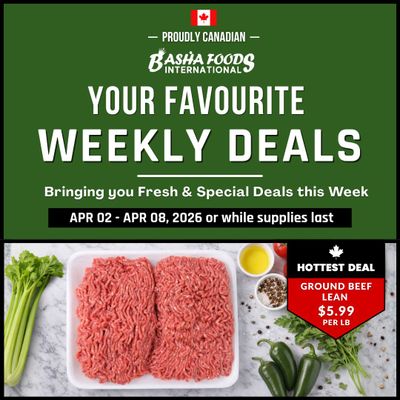 Basha Foods International Flyer April 2 to 8