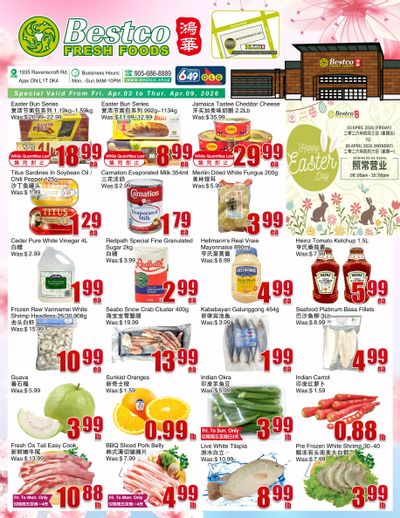 BestCo Food Mart (Ajax) Flyer April 3 to 9