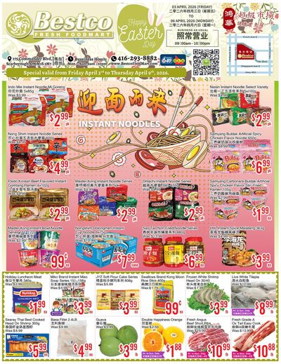 BestCo Food Mart (Scarborough) Flyer April 3 to 9