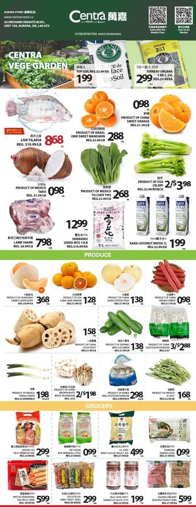 Centra Foods (Aurora) Flyer April 3 to 9