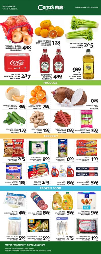 Centra Foods (North York) Flyer April 3 to 9