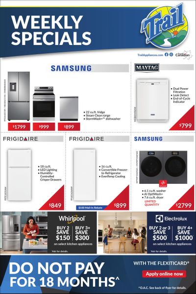 Trail Appliances (AB & SK) Flyer April 2 to 8