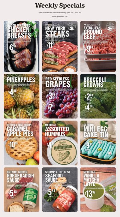 Meridian Farm Market Flyer April 2 to 8