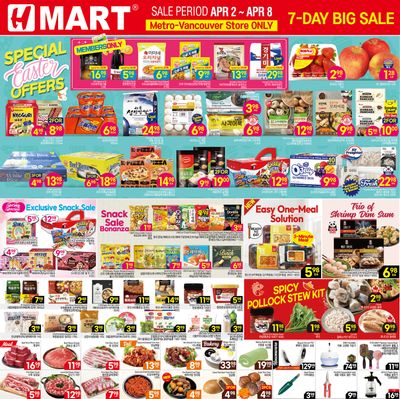 H Mart (West) Flyer April 2 to 8