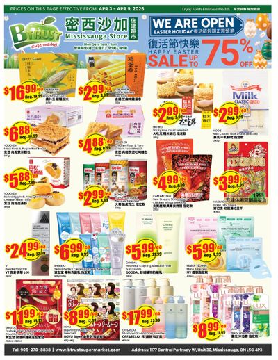 Btrust Supermarket (Mississauga) Flyer April 3 to 9