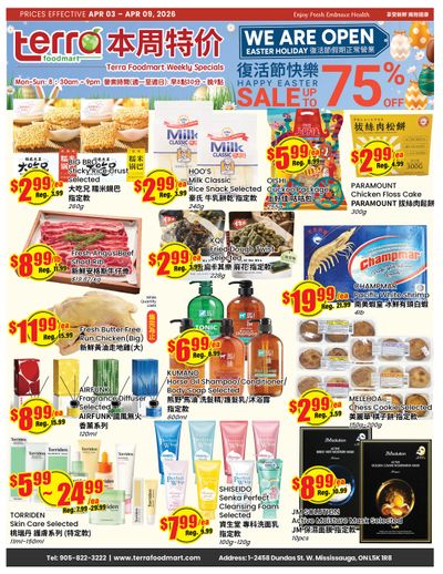 Terra Foodmart Flyer April 3 to 9