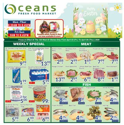 Oceans Fresh Food Market (Brampton) Flyer April 3 to 9