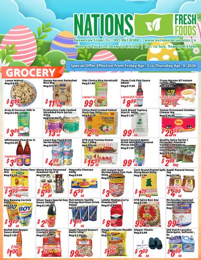 Nations Fresh Foods (Brampton) Flyer April 3 to 9