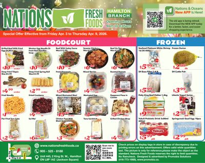Nations Fresh Foods (Hamilton) Flyer April 3 to 9