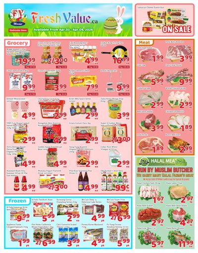 Fresh Value (Etobicoke) Flyer April 3 to 9