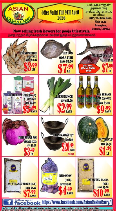Asian Cash & Carry Flyer April 3 to 9