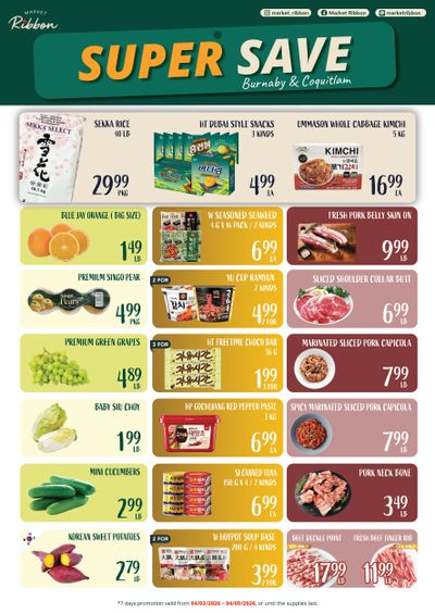 Market Ribbon Flyer April 3 to 9