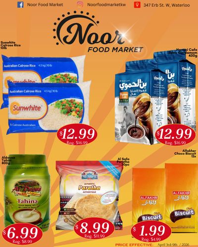 Noor Food Market Flyer April 3 to 9