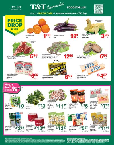 T&T Supermarket (AB) Flyer April 3 to 9