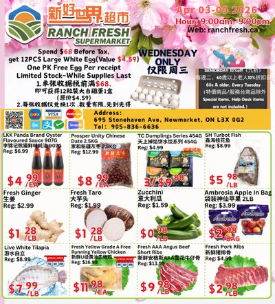 Ranch Fresh Supermarket Flyer April 3 to 9