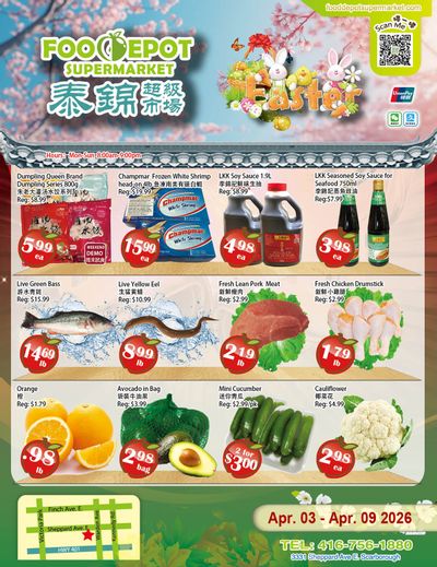Food Depot Supermarket Flyer April 3 to 9