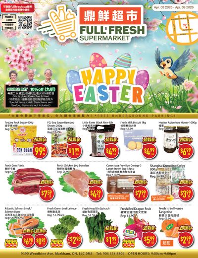 Full Fresh Supermarket Flyer April 3 to 9