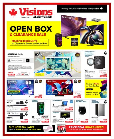 Visions Electronics Flyer April 3 to 9