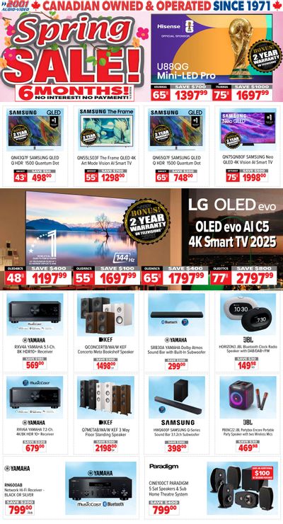 2001 Audio Video Flyer April 3 to 9