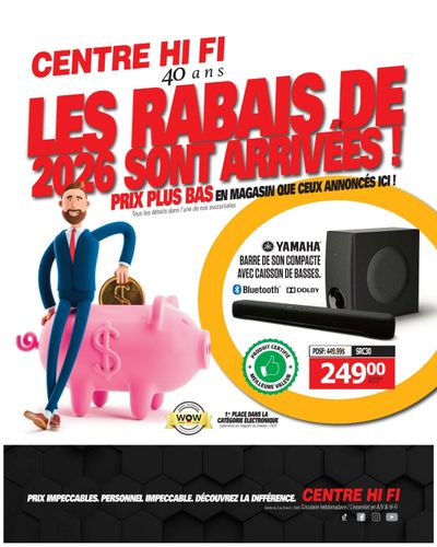Centre Hi-Fi Flyer April 3 to 9