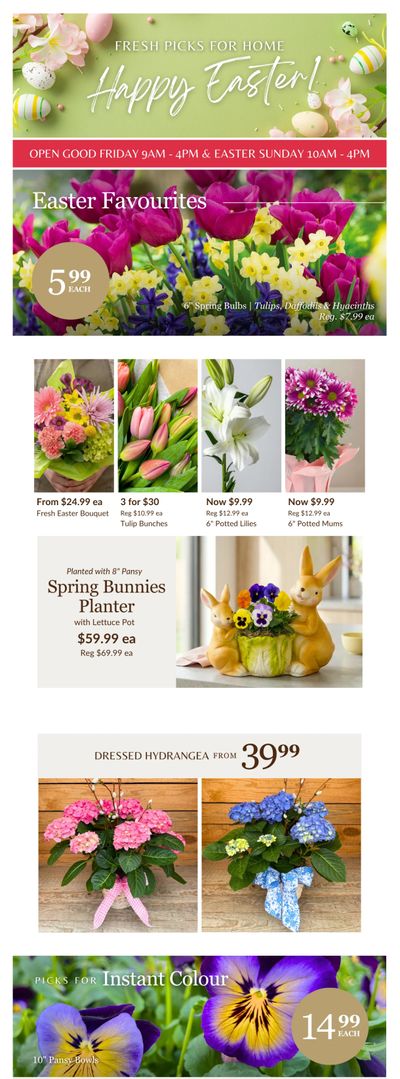 Lakeside Garden Gallery Flyer April 3 to 9