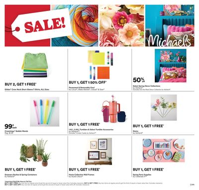 Michael's Flyer April 3 to 9