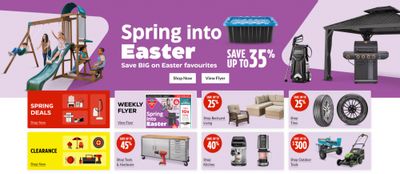 Canadian Tire Easter Spring Into Easter Sale: Save up to 35% on Easter Favourites