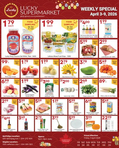 Lucky Supermarket (Winnipeg) Flyer April 3 to 9